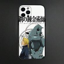 Fullmetals Anime A-Alchemists Brother  Phone Case Covercompatible with  16,15,14,13,12,11 Plus,Pro Max,XS,X,XR,SE Soft Silicone Black Cover,Covercompatible with  17 Hülle, 17 pro Hülle, 17 promax Hülle - Z6 - Übersicht 9