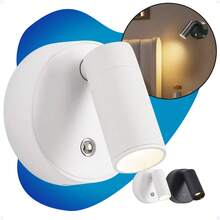 Kit Of 2 Wall Sconces For Bedroom Wireless Rechargeable Magnetic Reading Led Night Light - White - View 9