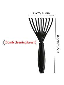 1 Pezzo Pettine e Spazzola per Barba Unisex, Spazzola per Acconciatura Professionale Senza Profumo, Pettine per Pulizia di Sfumature e Tagliacapelli, Strumento per Lisciare i Capelli, Pettine per Capelli Spessi/Sottili, Ottimo per la Festa Nazionale, il Bagno, il Massaggio del Cuoio Capelluto, il Ritorno a Scuola, le Vacanze e la Vita Quotidiana/Natale/Decorazioni Natalizie/Regali di Natale