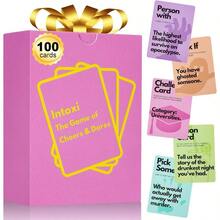 Drinking Board Games Adults, Rubber Drinking Board Game, Funny Party Interactive Drinking Games Game Night, Birthday, Family Or Any Occasion, Age 21+ 2 - 8 Players - Intoxi Drinking Card Games - View 2