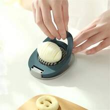 2-In-1 Stainless Steel Wire Egg Cutter - Suitable For Boiled Eggs, Fruit Garnishing And Aluminum Cutting - Durable Plastic Handle, Kitchen Essential, Modern Tool, Egg Slicer, Egg Slicing Artifact, Preserved Egg Cutter, Preserved Egg Splitter