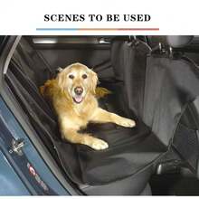 1pc Car Seat Cover Accessory, Fits Medium To Large Dogs, Protects Car Seat Backrest From Scratches, Suitable For Sedans, Trucks, SUVs And More. Universal Pet Mat For Car Seat Protection, Oxford Fabric, Fits Rear Seats And Cargo Area