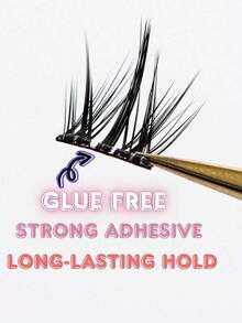 100PCS CC Curl Manga Lash Style Natural Look False Eyelashes – No Glue Needed, Lightweight Daily Wear, Reusable, Easy 3-Second Application,Self-Adhesive No Glue False Eyelashes – Instant 3-Second Press-On Lashes, Reusable With Strong Hold, No Messy Glue Needed Lash Clusters,Eye Lash Clusters,Individual Eyelashes,Lashes,Fake Lashes - CC 4 - 查看 3