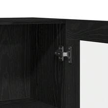 vidaXL Sideboard Schwarz 120 X 30,5 X 70 Cm Holzwerkstoff - nero - Visualizzare 9