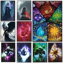 60pcs/Set 66X91mm Assorted Color Magic Power Anime Card Sleeves, Suitable For MTG/PKM Trading Card Games, Cartoon Tabletop Game Card Protectors, Best Gift For Card Collectors & Players - Multicolor - View 3