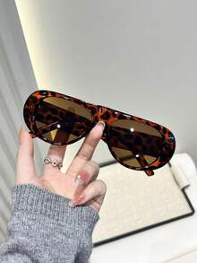 Unisex Fashionable High-End Thick Frame Aviator Goggles - Multicolor - View 15