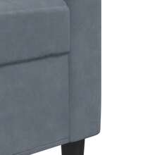 vidaXL 3-Teiliges Sofa-Set Mit Kissen, Dunkelgrauer Samt - Grigio - Visualizzare 7