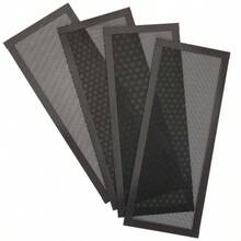 4pcs Magnetic Floor Vent Mesh Covers 4*12in/ 4*10in Durable Air Vent Screen Register Trap For Wall ,Ceiling, Floor,Catch Debris Hair Dust Toy Easy To Install, Black White - Multicolor - View 14