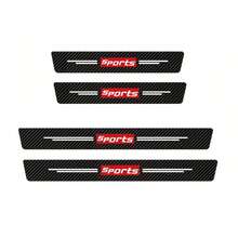 4Pcs Carbon Fiber Style Door Sill Protectors - Sport Anti-Scratch Protective Strips, Waterproof Door Edge Trim For Most Cars, SUVs, Trucks - Universal Fit For BMW, Mercedes, Audi, Etc., Suitable For All Cars - Easy To Install Exterior Accessories - Multicolor - View 9