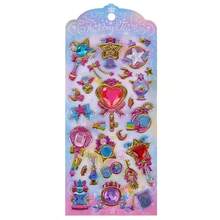 3D Crystal Rhinestone Diamond Stickers, Colorful Rhinestone Decorative Handmade Sticker Art, Suitable For Girls & Princess - Multicolor - View 5