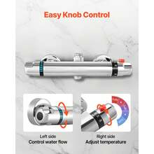 Flush Valves - Spezialventil, ein Loch, roter Punkt, Chromsilber - Ver 5