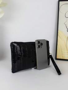 Crocodile Pattern Women's Wallet, Casual Women's Clutch Bag, Fashionable Retro Phone Bag, Handbag, Coin Wallet, Evening Bag