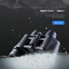 Binoculares Telescópicos Hd Visión Nocturna 80x80 Potente Negro - Negro - Ver 5