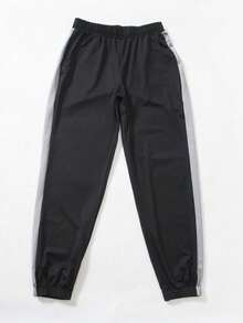 Conjunto esportivo feminino de 3 peças, composto por blusa de moletom com zíper e calça harém, ideal para corrida, academia e exercícios ao ar livre na primavera. - Azul - Ver 6