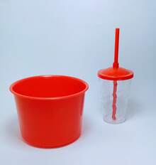 KIT 10 CINEMA 1.5 LITER CRYSTAL - 紅色 - 查看 2
