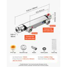 Flush Valves - Spezialventil, ein Loch, roter Punkt, Chromsilber - Ver 6