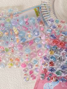 1 片卡通 3D 水钻贴纸，卡通动物自粘贴纸，适用于剪贴簿、文具装饰、DIY 项目、办公用品、学校用品和工艺品 - 彩色 - 查看 6