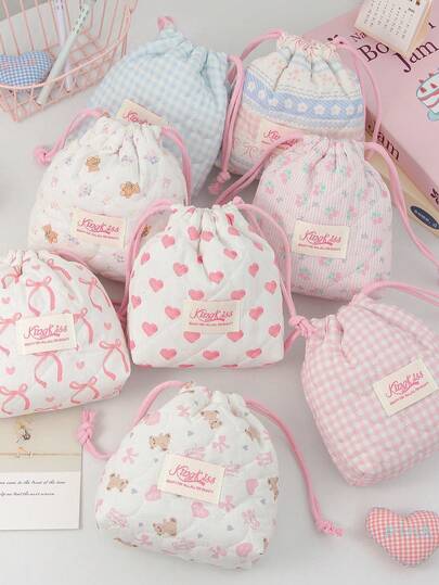 1 pieza Bolsa de cámara acolchada y linda, Bolsa de almacenamiento CCD, Bolsa de cámara, Material suave, Anti-caída y a prueba de polvo, Bolsa pequeña, Adecuada para el almacenamiento de cámaras de tarjeta negra, Minimalista y portátil, Anti-caída y resistente a los arañazos, Multiusos para uso al aire libre, Accesorios de cámara esenciales para viajes, Esenciales para cruceros, Esenciales para dormitorios, Regalo de cumpleaños, Regalo para dama de honor, Regalo para la madre, Regalo para el maestro, Regalo de San Valentín