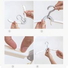 Multifunctional Foldable Travel Clothes Hanger, Portable Clothes Drying Rack For Home, Travel, Business Trip - Multicolor - View 10