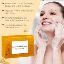 20pcs Turmeric Soap Set, Deep Cleansing And Moisturizing Body, Gentle And Non-Iritating, Suitable For Men And Women, Suitable For All Skin Types - Màu vàng - Xem 5