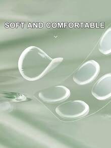 24pcs/Set Anti-Blister Shoe Heel Patches, Anti-Wear Patch - Soft Silicone Non-Slip Cushion Pads, Transparent Comfortable Heel Grippers For High Heels, Prevents Slipping & Friction, 24 Count Heel Pads For Shoes, Blister Prevention, High Heel Accessories, Textured Grip Surface, Flexible Adhesive Strips