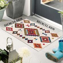 Moroccan Style Large Outdoor Patio Garden Rug, Non-Slip Waterproof Polyester Material, Suitable For Living Room, Sunroom, Hardwood Floors, Machine Washable, Soft & Comfortable, Suitable For Home Decor, Can Be Used Indoors And Outdoors.