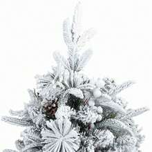 Artificial Hinged Christmas Tree Green 150 Cm PE And PVC - Green - View 10