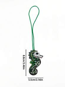 Summer Ocean Style Bag Charm, Starfish, Shell, Crab Pendant Keychain - Multicolor - View 9