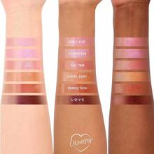 ColourPop So Juicy Plumping Lip Gloss Balm - Hydrating Lip Gloss & Balm With Peptides & Pearl Finish - Non-Sticky Formula - Visibly Plumps Lips & Delivers Buildable Color - Cyberstar (0.07 Oz) - Girly POP - Xem 5