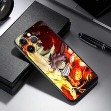 F-FAIRY T-TAIL Anime Cool Covercompatible with  Apple  16 15 14 13 12 11 XS XR X Pro Max Plus Mini Black Cover Phone Case,Covercompatible with  17 Hülle, 17 pro Hülle, 17 promax Hülle - HA3303HSE - Übersicht 7