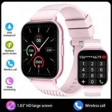 LIGE新款女士智能手表，多功能生活防水，超过100种运动模式，来电提醒，天气预报，生理期提醒，运动追踪，多色表带，女士运动手表，女士节日礼物