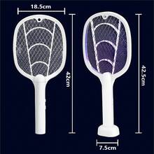 OBOVAY 500mAh Rechargeable Electric Fly Swatter, 2-In-1 Fly Swatter With USB Charging Mosquito Killer Lamp - Random Color - View 2