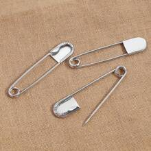 7 件巨型安全别针，5 英寸超大重型不锈钢巨型安全别针，适用于衣服、毛毯、皮革、帆布、织物、户外和工艺品（银色）