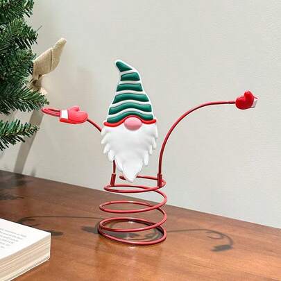 1 pièce Support de bouteille de vin créatif thème Noël : La bouteille est décorée d'un design thème Noël, associée à un support circulaire rouge, formant une combinaison intégrée "Bouteille + Verre + Décoration". Placé sur la table de salle à manger, le comptoir de bar, avec des sapins de Noël, des lumières colorées, etc., il crée instantanément une atmosphère chaleureuse et festive des fêtes. Un article de décoration d'intérieur créatif pouvant être placé dans la cuisine, la salle à manger.