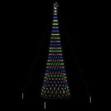 LED Christmas Tree Multicolour 160 X 160 X 500 Cm Metal - Multicolor - View 5
