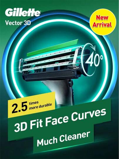 Rasoir Gillette Vector 3D avec lames flottantes 3D