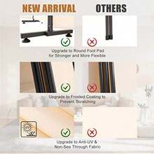 Room Divider 6FT Folding Privacy Screens 4 Panel Partition Room Dividers w/Freestanding Design Portable Wall Divider for Room Separtation Fabric Screen Panel for Home Office School Dorm - Crema+3 Panel-Camino Circular - Ver 2