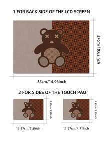 Laptop Skin Sticker Decal 15.4 Inch 15.6 Inch Laptop Vinyl Skin Sticker Cover Art Protection Laptop (Including 2 Wrist Pads Skin) - Multicolor - View 8