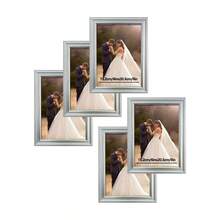 Bộ 5 khung tranh treo tường họa tiết bạc, trưng bày ảnh kích thước 3,5x5", 4x6", 5x7", 6x8", 8x10", đặt ngang và dọc, phù hợp cho phòng ngủ phong cách Bắc Âu, phòng khách hiện đại, hành lang, trưng bày ảnh treo tường, quà tặng tuyệt vời cho Giáng sinh, Halloween, ngày lễ tình nhân. (Giấy ảnh được tặng ngẫu nhiên) - Nhiều màu - Xem 12