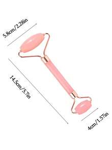 2-In-1 Face Massage Roller Set, Gua Sha Board Facial Massage Tool, V-Line Massager, Double Chin Massager, Cheek Massager, Lift And Firm Face, Promote Blood Circulation - Multicolor - View 9