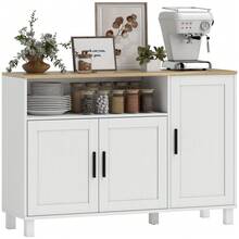 HOMCOM Buffets e aparadores - Branco - Ver 7