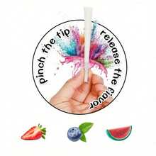 Fruit Fusion Rolling Papers - 2 Pack (12 Sheets) | Sweet Blueberry, Juicy Watermelon & Fresh Strawberry Flavors - 2 Gói (12 Nón) - Xem 10