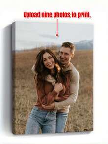 Art sur canevas personnalisé - Affiches photo personnalisées, convient pour la décoration du salon, de la chambre à coucher et de la cuisine - Cadeaux parfaits pour les amis, la famille et les couples - Idéal pour les anniversaires, les animaux de compagnie et les festivals