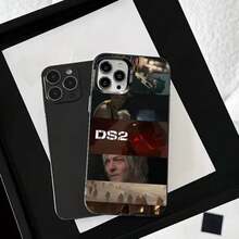 D-Death S-Stranding 2 Phone Case Covercompatible with  16,15,14,13,12,11,Pro,Max,Plus,Mini,XS,SE Anti Fall Black Matte Hard Bumper,Covercompatible with  17 Hülle, 17 pro Hülle, 17 promax Hülle