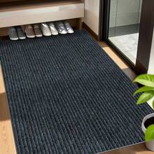 Grand paillasson pour porte d'entrée, tapis d'accueil antidérapant pour entrée intérieure, design avec support, lavable en machine, convient pour la zone d'entrée - Multicolore - Voir 8