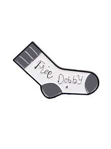 1PC Kawaii Socks Enamelled Brooches Cute Magic Pins Clothing Backpack Lapel Badges Fashion Jewelry Accessories For Friends Gifts - Multicolor - View 10