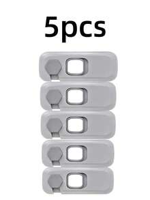 10 قطع أقفال أمان، أقفال أبواب الخزائن، أقفال حماية أدراج الثلاجة - للخزائن والأدراج والثلاجات والمطبخ والحمام وأيدي الخزائن والأفران، بدون مفتاح، بدون حاجة للثقب - تركيب سهل، هدايا عيد الميلاد وعيد الشكر 1/3/5/10 قطع