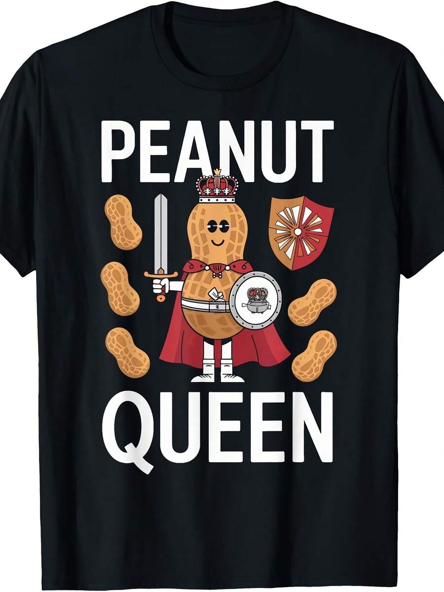 Peanut Queen Funny Nut Lover T-Shirt - النمط 19 - مشاهدة 1