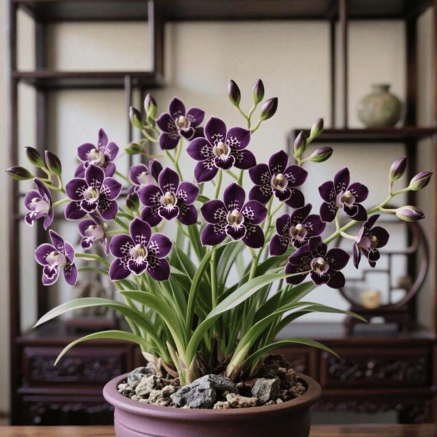 50pcs Orchid Seeds Balcony Flower Seeds Indoor Landscape Decoration Fragrant Suitable for Home Decoration - Verschiedenfarbig - Übersicht 1
