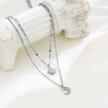 Minimalist Portrait Pendant Necklace, Fashionable, Elegant, Suitable For Parties, Dates, Birthdays, Romantic Occasions, Daily Wear, Jewelry Gift